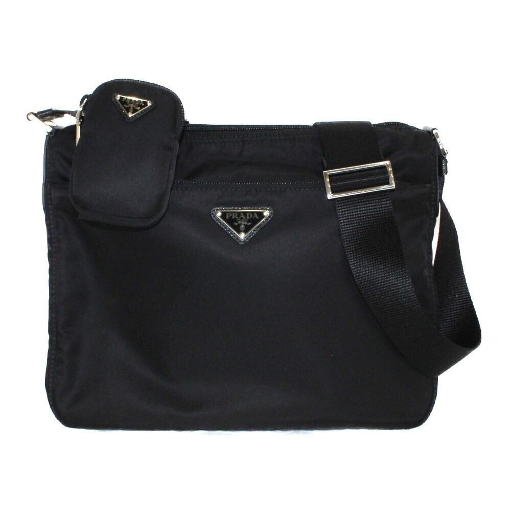 Prada Shoulder Bag Black Work